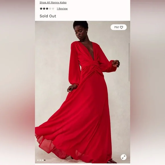 Ronny Kobo Collection Dresses | Pre-Loved Worn Once Ronny Kobo, Quinne Maxi Dress | Color: Red | Size: Xs | Allauthentic101's Closet Ronny Kobo Collection Dresses | Pre-Loved Worn Once Ronny Kobo, Quinne Maxi Dress | Color: Red | Size: Xs | Allauthentic101's Closet